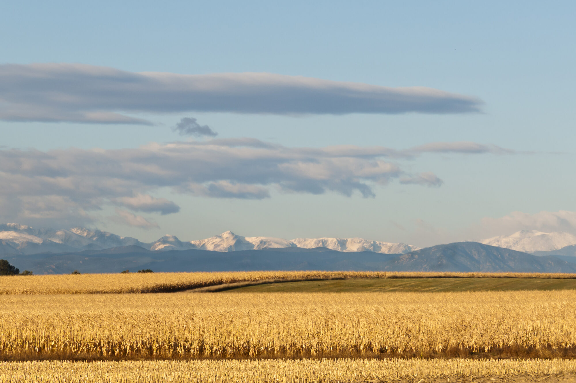 Colorado plains and mountains